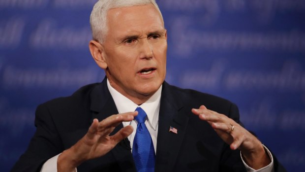 Republican vice-presidential nominee Mike Pence said in a remarkable statement that he could not defend Trump's comments. 