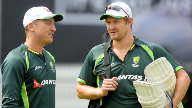 Brad Haddin and Shane Watson: Two missing for Australia at Lord's.