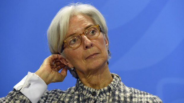 Managing director of the International Monetary Fund (IMF) Christine Lagarde in Berlin on Thursday.