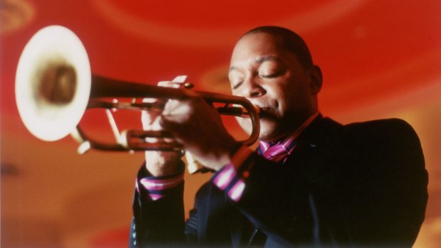 Wynton Marsalis playing with the Sydney Symphony Orchestra.