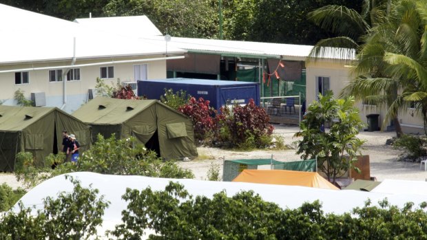 The Nauru detention centre, as pictured in 2012.