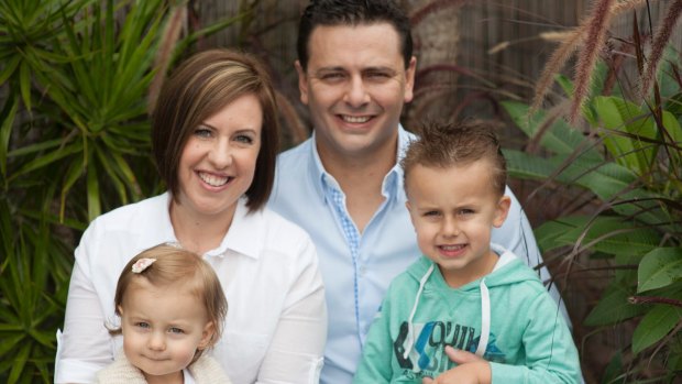 Family man: Todd Carney lives in Mulgoa with his wife and two children.