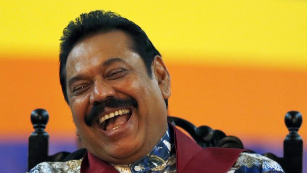 Former president Mahinda Rajapaksa presided over an increasingly authoritarian administration.