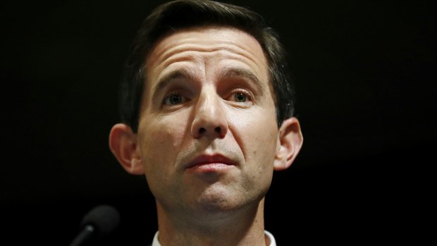 Education Minister Simon Birmingham says the Catholic schools are pushing "falsehoods" about funding.