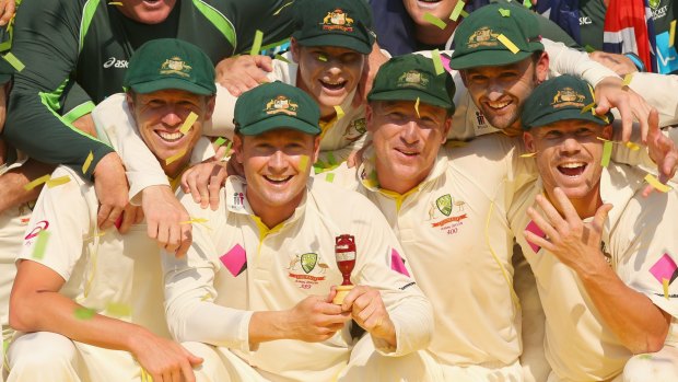 Return the urn: Steve Smith's Australia will look to reclaim the Ashes, which they won under Michael Clarke in 2013/14, next summer.