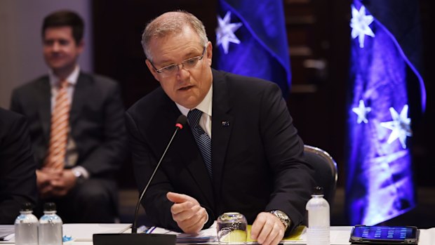 Federal Treasurer Scott Morrison wants to put the Harper review back on the political agenda.