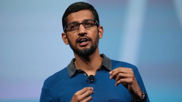 Pichai received $US99.8 million in restricted stock that will vest in full by 2017.
