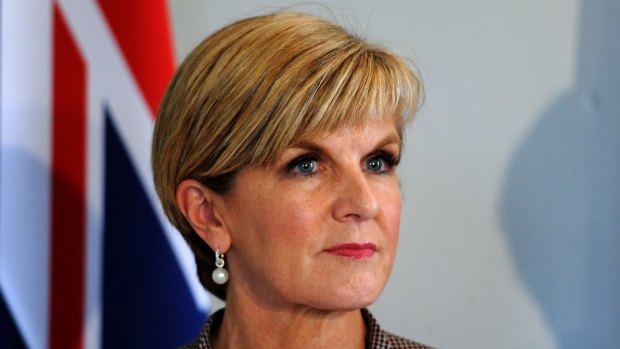 Of Syria, Julie Bishop said that all options must be on the table – including an arms embargo. 