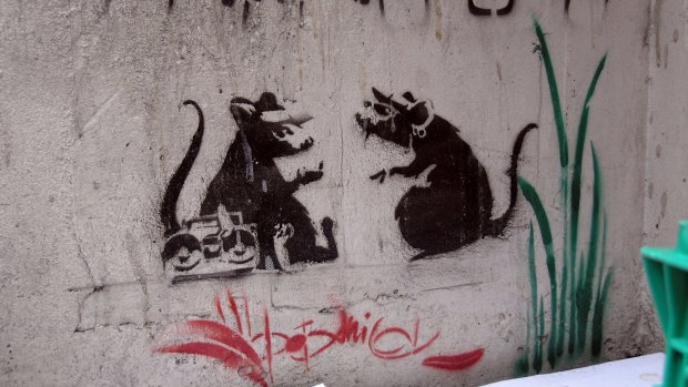 Yeah, nice one. Banksy rats in Flinders Lane were inadvertently removed by a council worker in 2010.