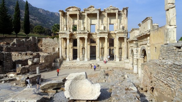 The Celsus Library, Ephesus, Turkey. 
