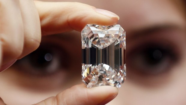 Flawless: the diamond is expected to generate a lot of interest world wide. 