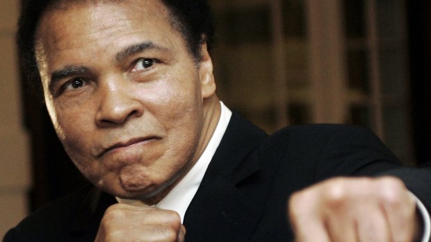 Close to death: Muhammad Ali is still hospitalised in a serious condition.