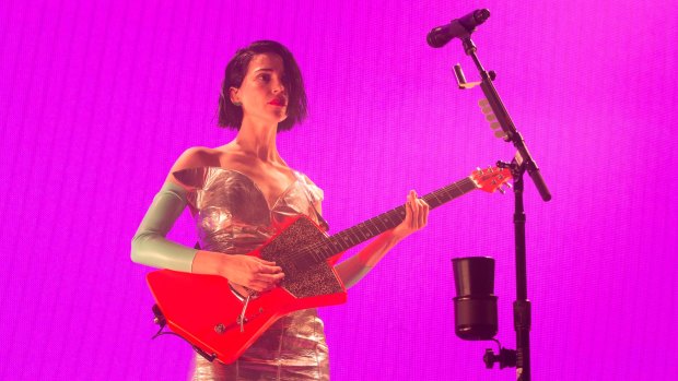 Annie Clark performs in concert as St. Vincent.