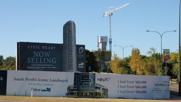 Civic Heart, the centrepiece of the new South Perth, was just one of the buildings approved with a height 'bonus'. 