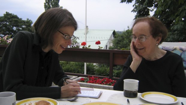 Author Susan Faludi interviews her father, Stefanie Faludi, at his home in Hungary in 2008.