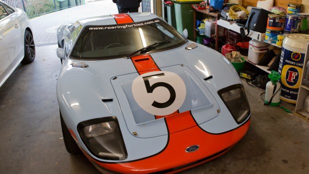 Adam Cranston's vintage race car was seized by police.