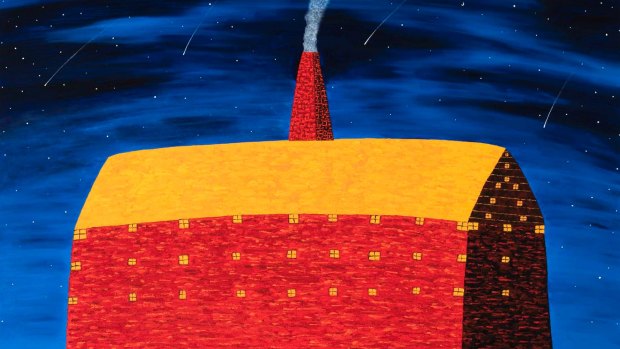 Salt Contemporary Art in Queenscliff exhibits works by artists such as Dean Bowen and his saturated nocturnal landscapes such as <i>The Home of Kindness</i>.