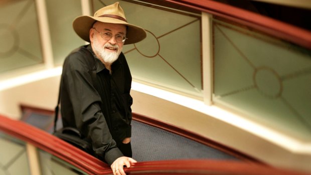 Terry Pratchett in Melbourne in 2007.