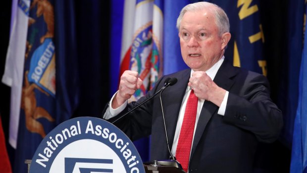 Attorney-General Jeff Sessions has been in the firing line over contacts with the Russian ambassador during last year's election campaign.