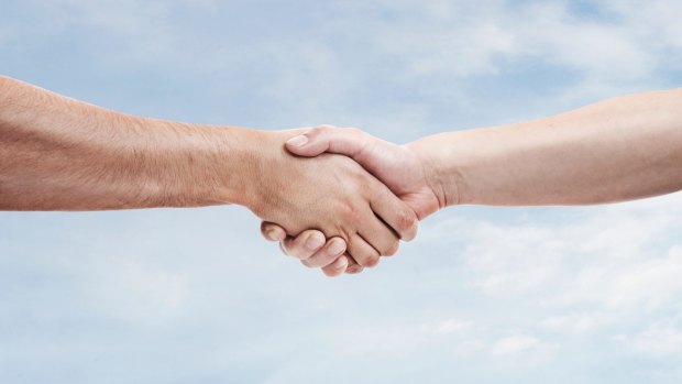 Do it for your heart: A healthy handshake.