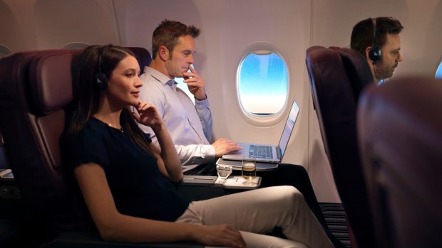 The business class seats are perfectly comfortable for such a short-haul flight.