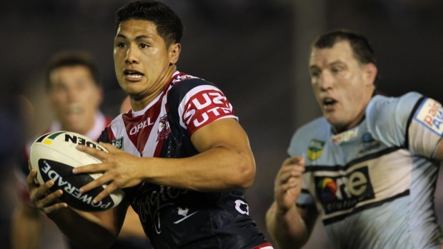 Attacking from the back: Roger Tuivasa-Sheck.