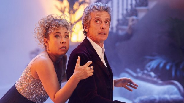 Peter Capaldi, pictured with co-star Alex Kingston as River Song, is the current Doctor. 