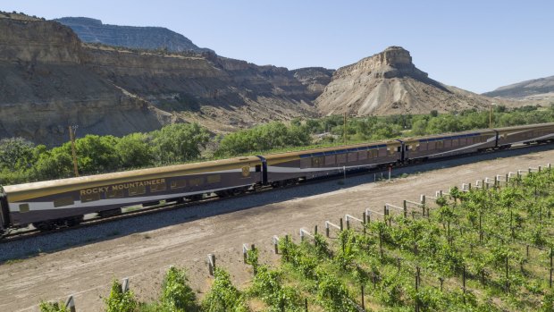 Rockies to the Red Rocks, a new Rocky Mountaineer rail route in the United States.
