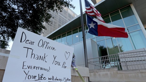 A tribute for Benjamin Marconi, who was fatally shot in San Antonio.