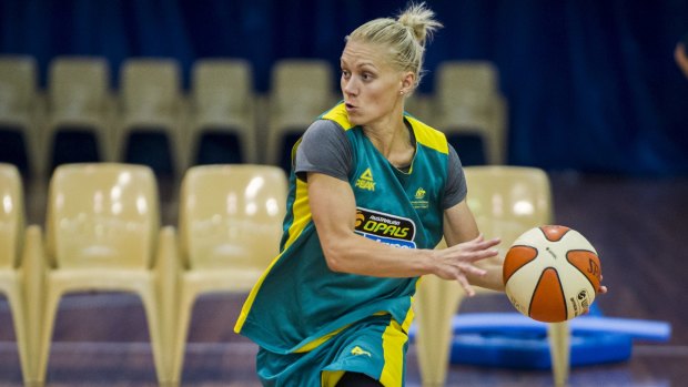 Skilful: Erin Phillips will be a key player for the Opals in Brazil.