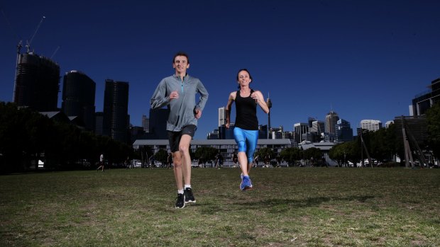 Michael Shelley and Lisa Weightman are long distance runners who have competed in Olympics and Commonwealth Games and are now running in the SMH Half Marathon.
