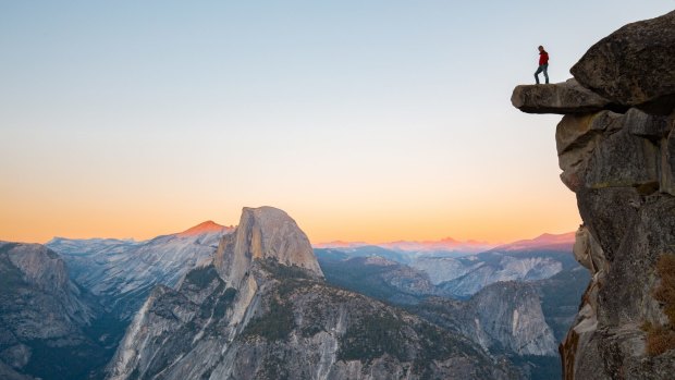 Half Dome sits 2695 metres above Yosemite National Park, California.