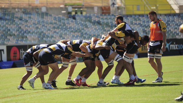 Practice makes perfect: The ACT Brumbies say they will keep using their rolling maul until someone stops it.