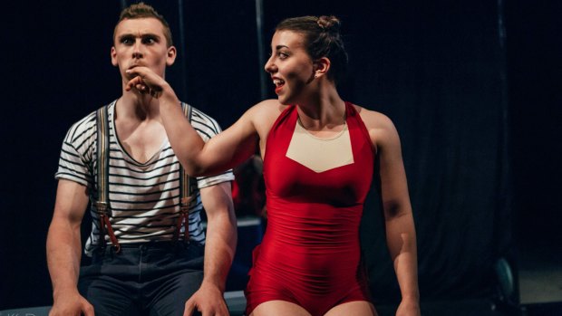 Piri Goodman (19) and Cecilia Martin (18) who have been accepted to study the highly coveted Bachelor of Circus Arts at the National Institute of Circus Arts in 2015. 