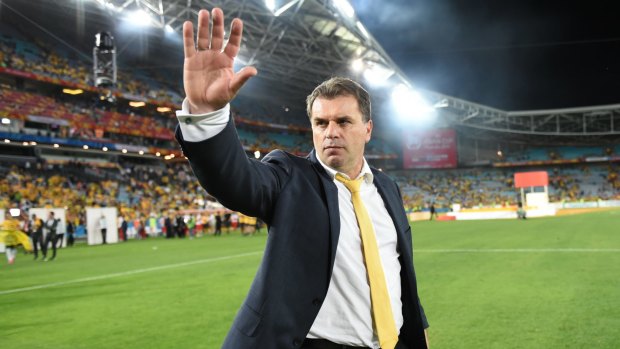 Ange Postecoglou rang Perth Glory coach Kenny Lowe to offer support.