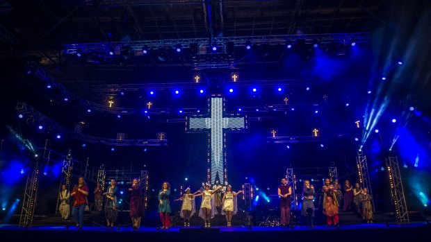 The production of Jesus Christ Superstar. To be performed at the AIS Arena.