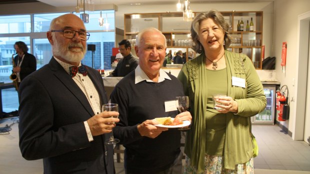 Residents of The Central at Crace who attended the official opening included Michael McFarlane, Bob Lewis and Elizabeth Dangerfield.