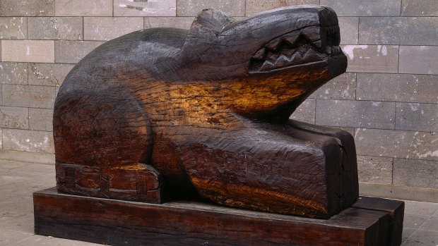 <i>Guardians</i> (1987) has pride of place on the ground floor entry of the National Gallery of Victoria.