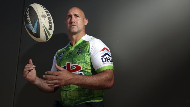 Legend returns: The most capped player in Raiders history, Jason Croker, will be in the club's Auckland Nines team.