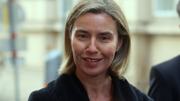 EU foreign policy chief Federica Mogherini.