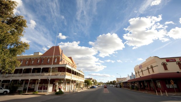 As befitting a gritty outback mining town with its traditional legion of whistles to wet, Argent Street, Broken Hill's main thoroughfare, is not short of pubs. 