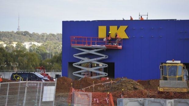 IKEA Canberra gets its letters.
