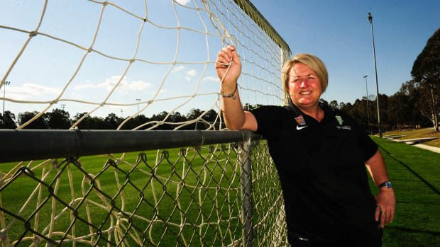 Sport: Former Canberra United coach Rae Dower. 