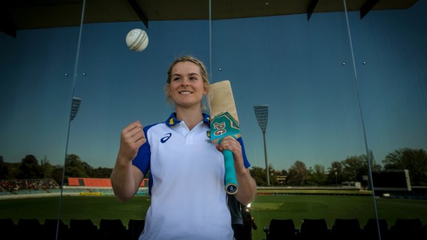 ACT Meteors player Katie Mack has been selected to play in the Cricket Australia XI to play against England.