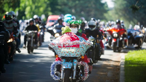 ACT Motorcyclists Riders Association holding its annual Toy Run. 