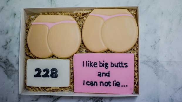 The Lulu and Sis biscuits inspired by journalist Bree Winchester's Fashfest audition.