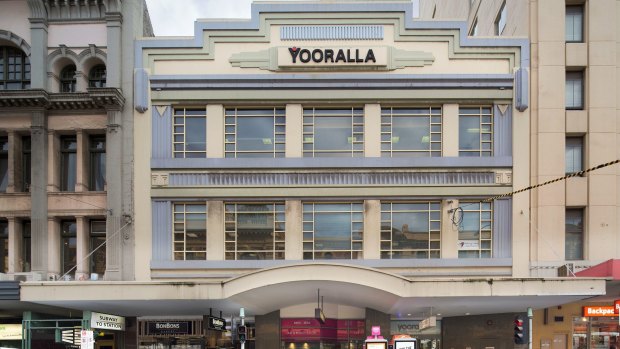 The Yooralla building at 244-248 Flinders Street in Melbourne.