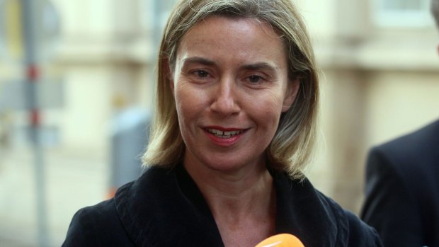 EU foreign policy chief Federica Mogherini.