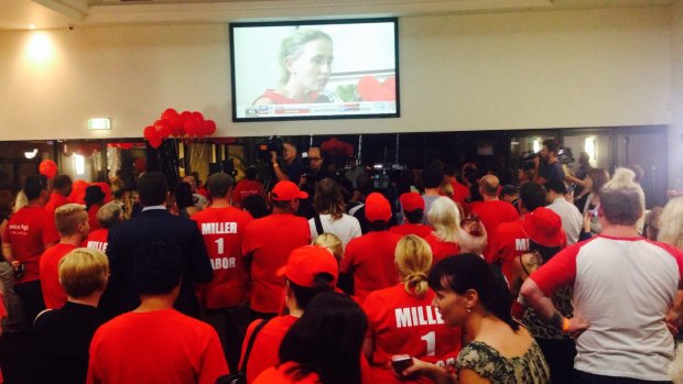 The Labor Party faithful are jubilant in Richlands.