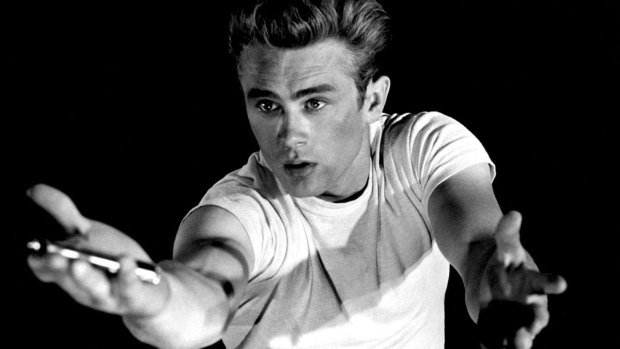 The t-shirt's popularity owes much to 1950s film stars such as James Dean (pictured) and Marlon Brando.